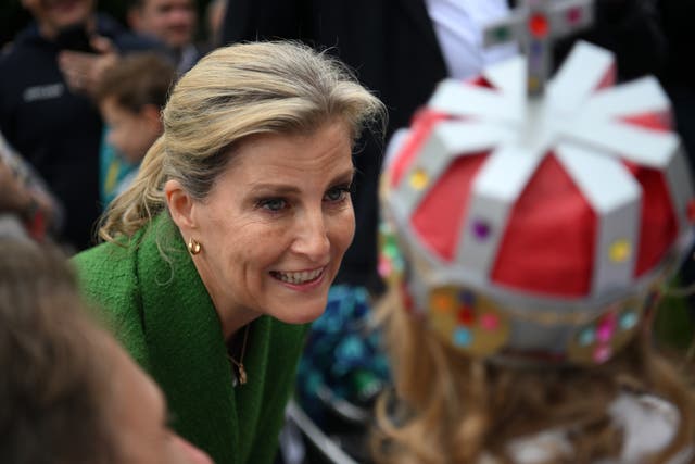 The Countess of Wessex during the Big Jubilee Lunch (Daniel Leal/PA)
