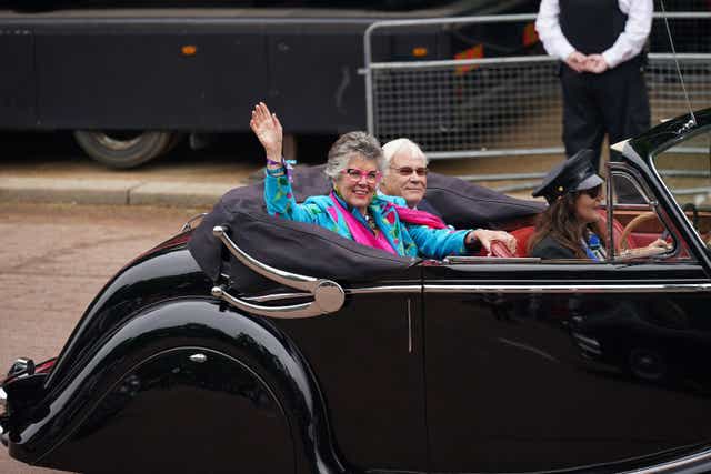 Dame Prue Leith at the Platinum Jubilee (Yui Mok/PA)