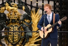 Ed Sheeran delivers emotional song for the Queen to close Jubilee celebrations