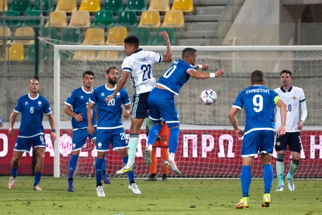 Northern Ireland drew 0-0 in Cyprus on Sunday (Petros Karadjias/AP)