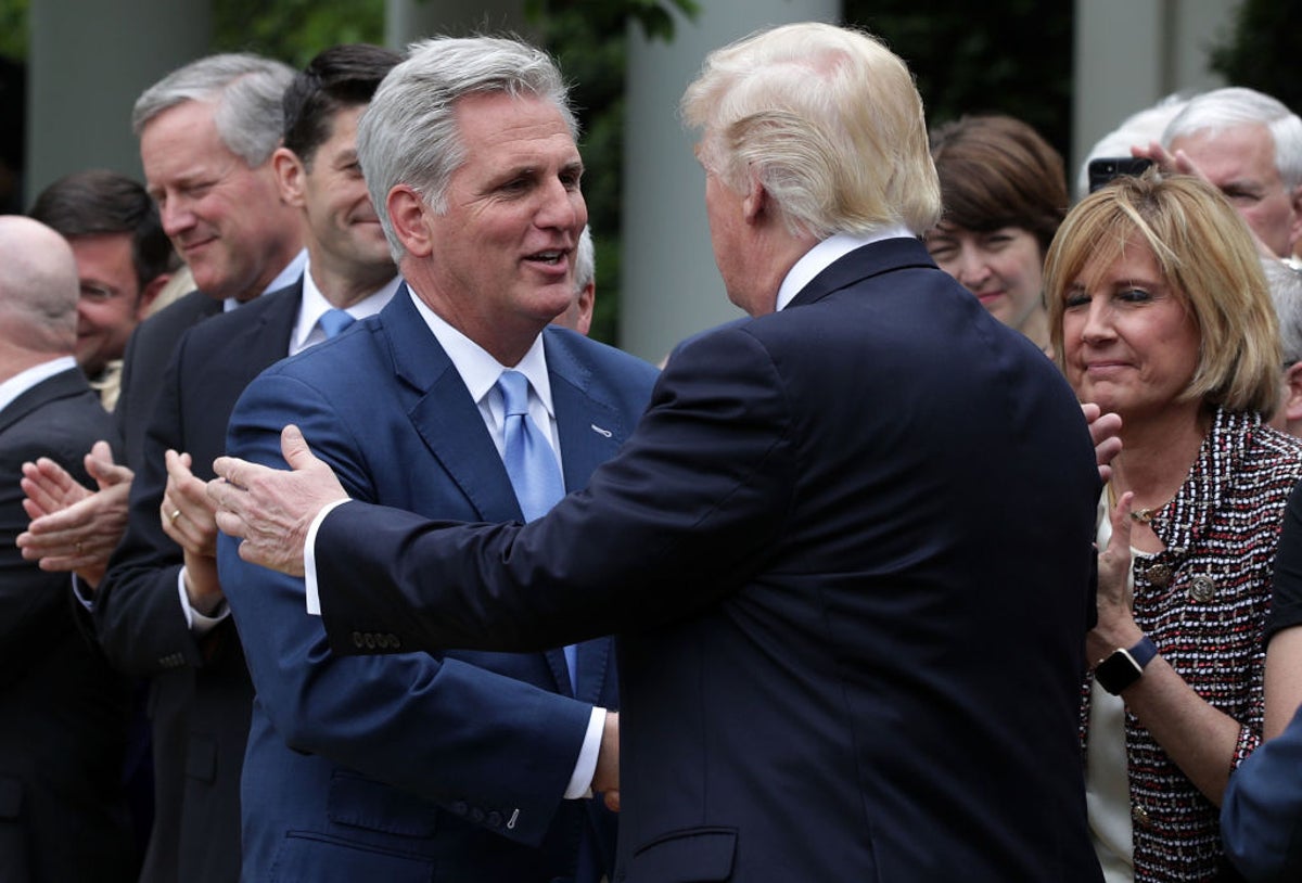 Trump backs Kevin McCarthy and other Republicans in Sunday sweep of endorsements