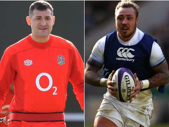 <p>Jonny May (left) and Jack Nowell have been included in this week’s camp </p>