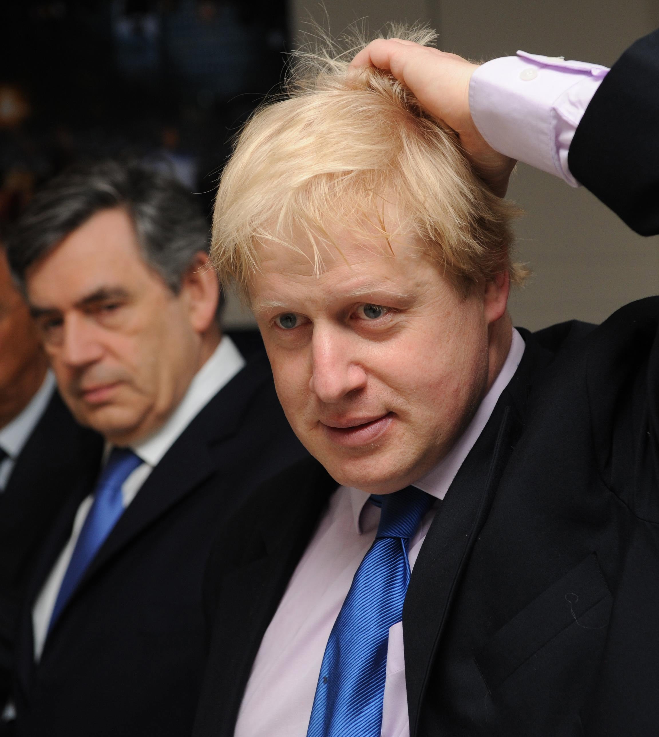 Gordon Brown and Boris Johnson pictured together in May 2009 (Stefan Rousseau/PA)
