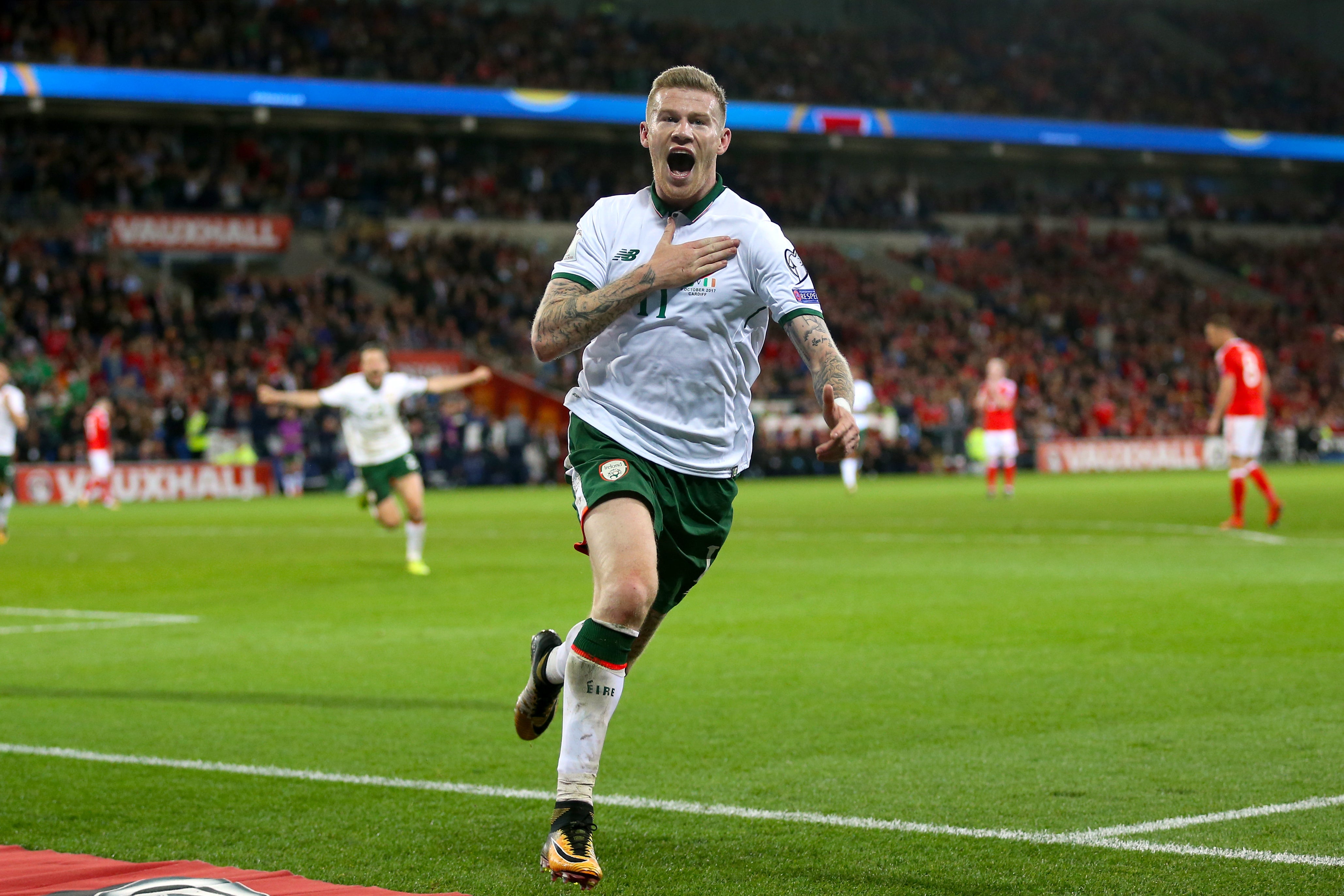 James McClean and the Republic of Ireland denied Wales four years ago (Nigel French/PA)