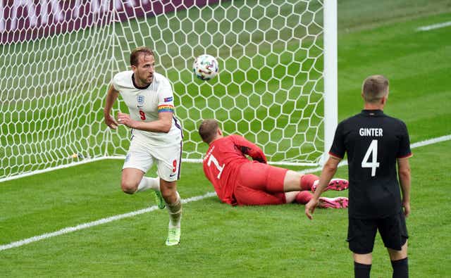 England beat Germany at Euro 2020 (Mike Egerton/PA)