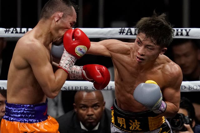 <p>Naoya Inoue (right) outpointed Nonito Donaire in their first fight, in 2019</p>