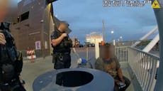Bodycam shows Arizona police officers standing by as man begs for help and drowns in lake