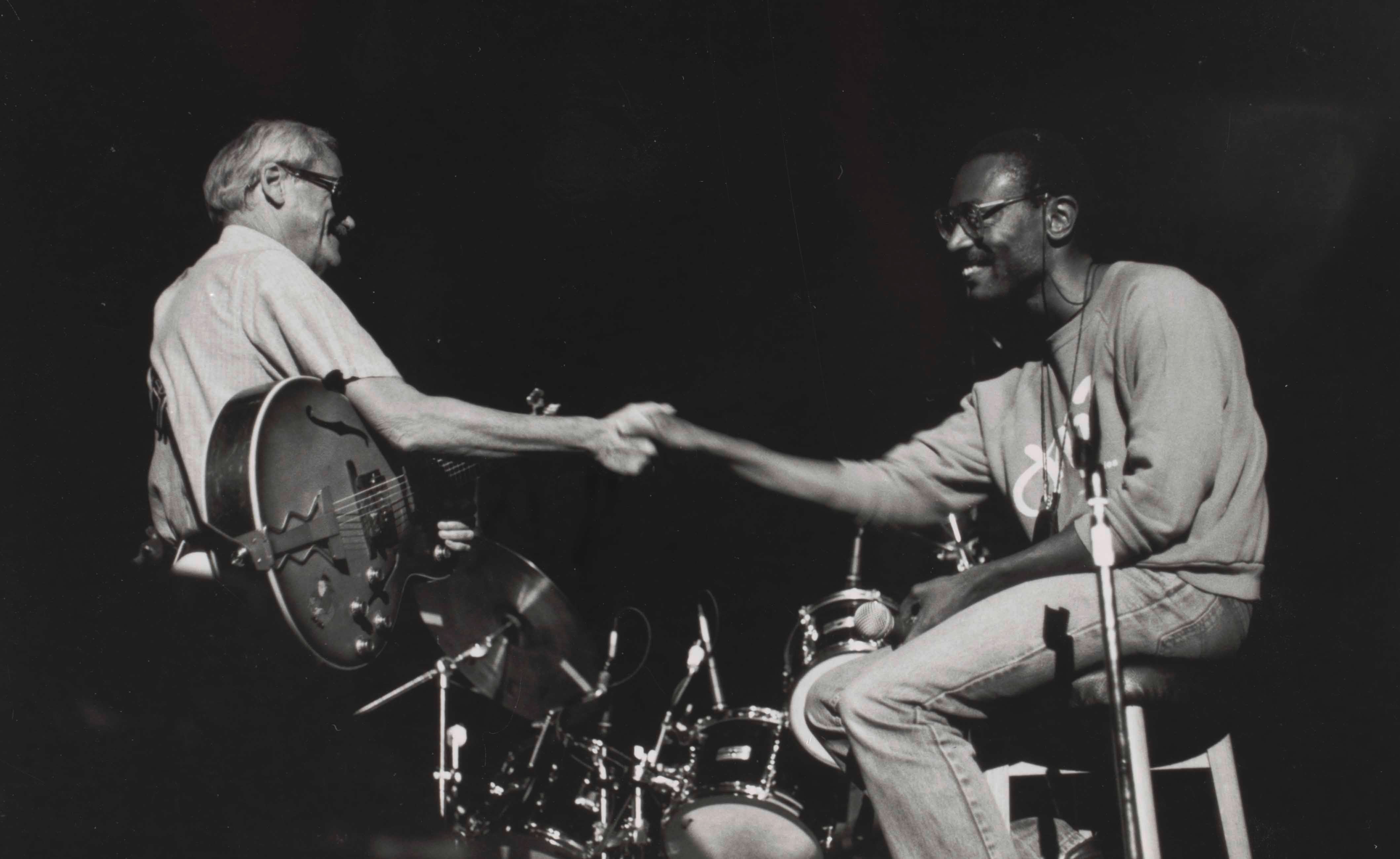Shake appeal: Toots peforming with Bobby Mcferrin