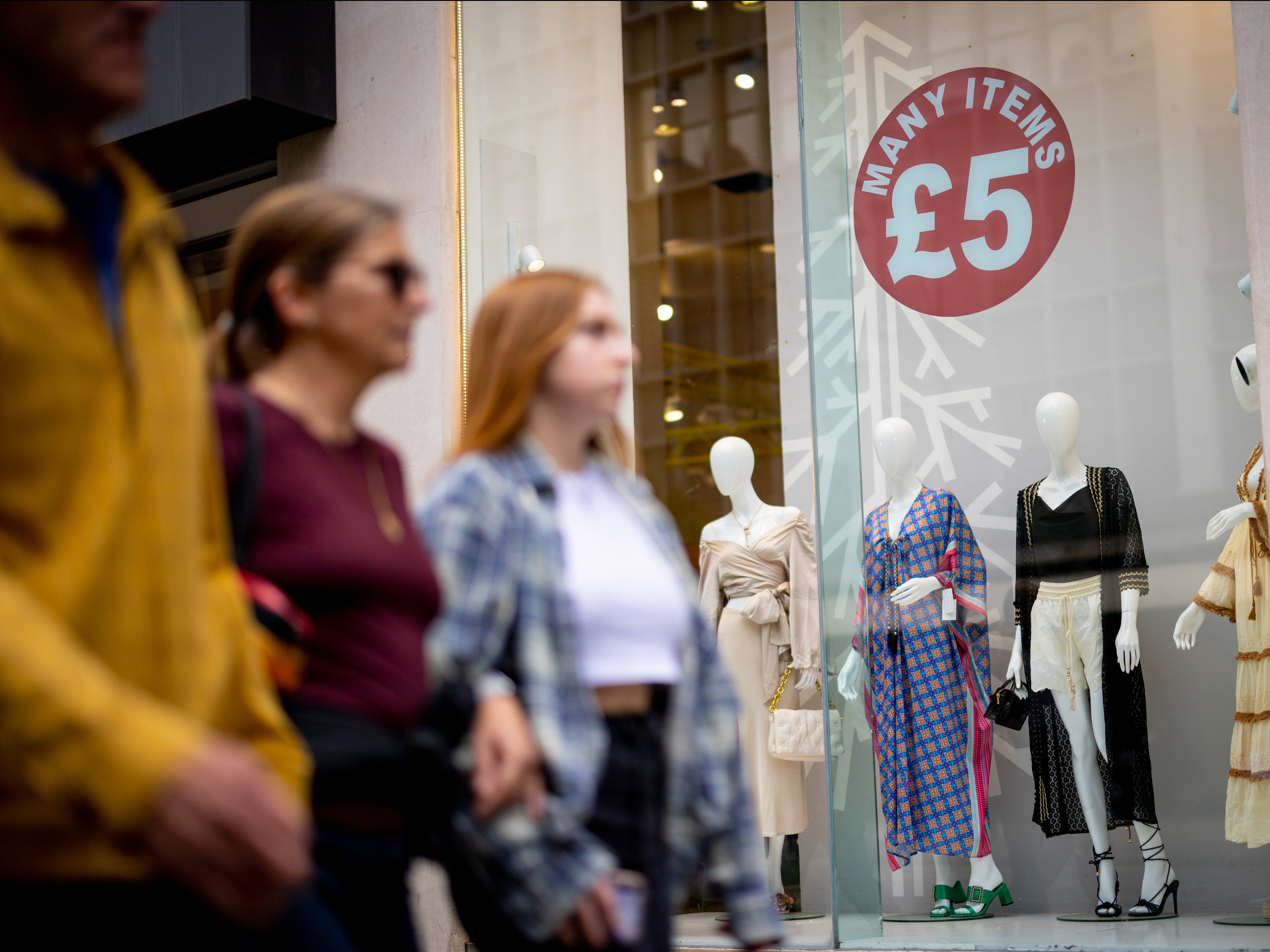 High street footfall was 9.5% higher than last year but down from the 13.9% increase seen last month