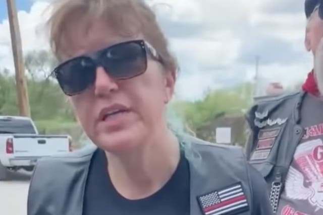 <p>A member of the ‘Guardians of the Children’ biker organisation tells an independent journalist they aren’t allowed near the funeral of one of the victims of the Uvalde mass shooting, even though the reporter is on public property. The biker claims the group was ‘working with the police.’ </p>