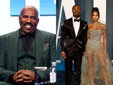 Steve Harvey jokes about daughter’s breakup with Michael B Jordan as ‘heartbroken’ video of actor goes viral