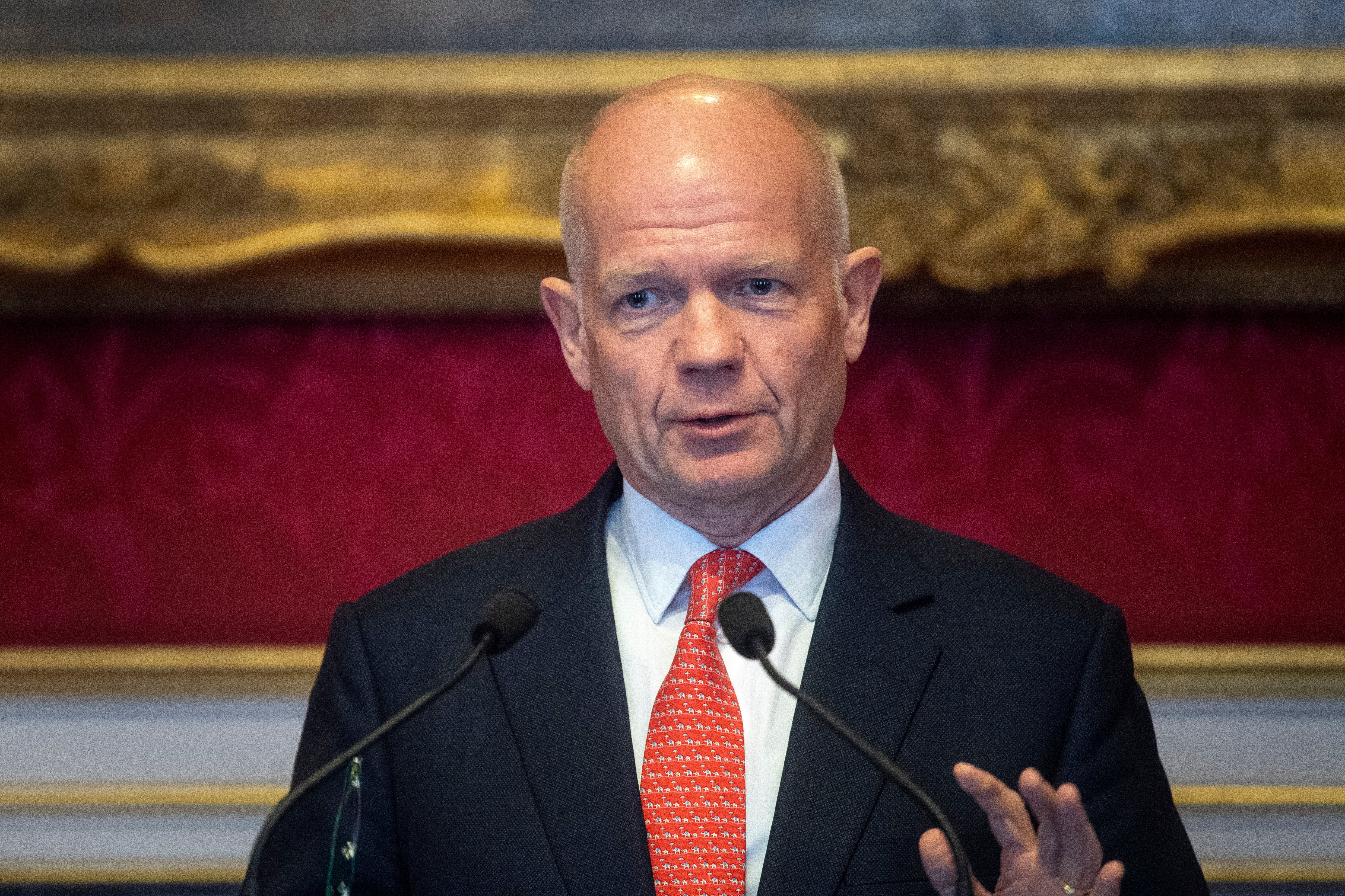 Lord Hague said big firms should ‘get over and get used to’ transgender women trying to join