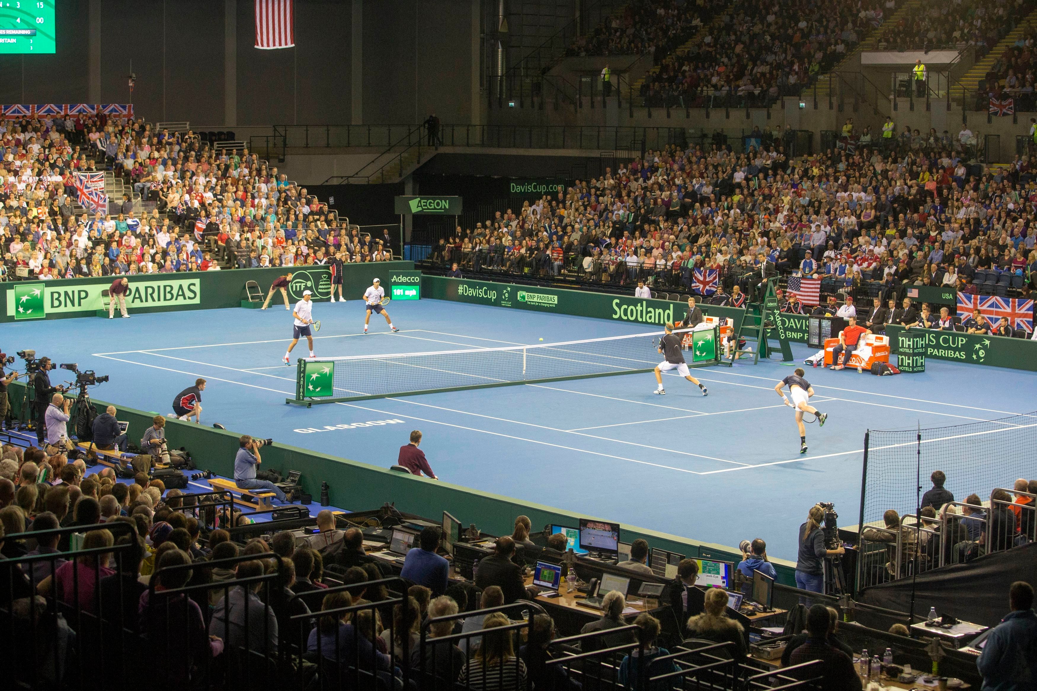 The arena has hosted several Davis Cup ties in previous years (Jeff Holmes/PA)