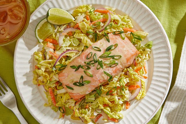 <p>This elegant dish holds up well in the fridge for a make-ahead dinner or packed work lunch </p>