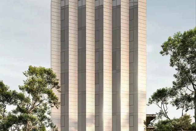 <p>An eight-story office tower fully clad in solar panels will be built in Melbourne in 2023</p>