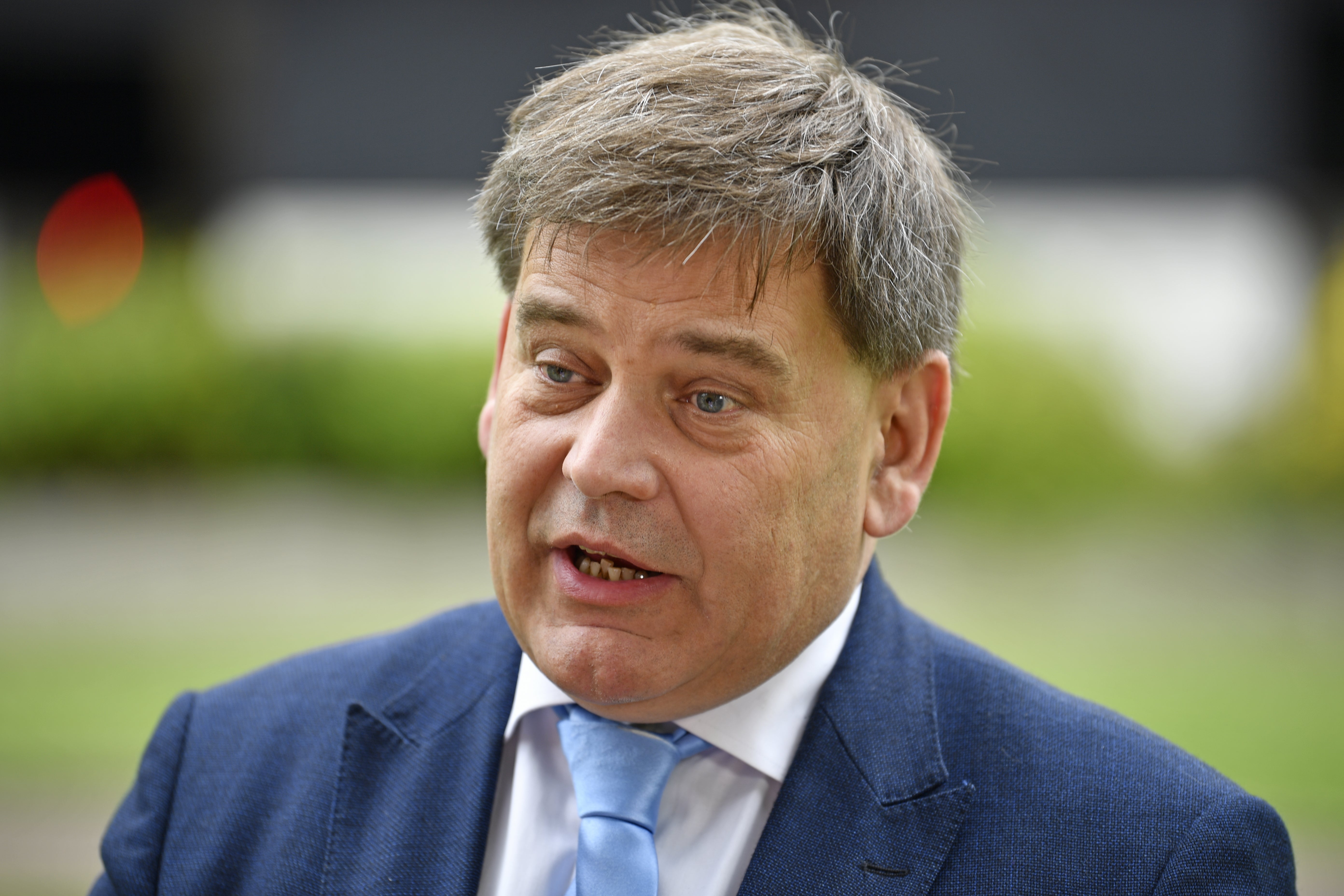 Tory MP Andrew Bridgen said Boris Johnson should now ‘leave with honour and residual affection for what he has achieved’ (Beresford Hodge/PA)