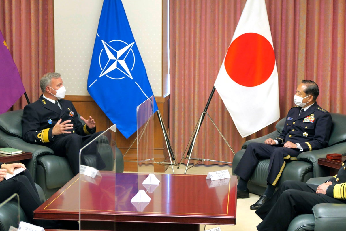 Japan, NATO step up ties amid Russia's invasion of Ukraine | The Independent