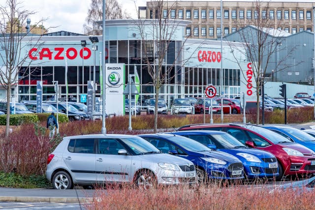Around 750 jobs are being axed at online car seller Cazoo across the UK and Europe (Alamy/PA)