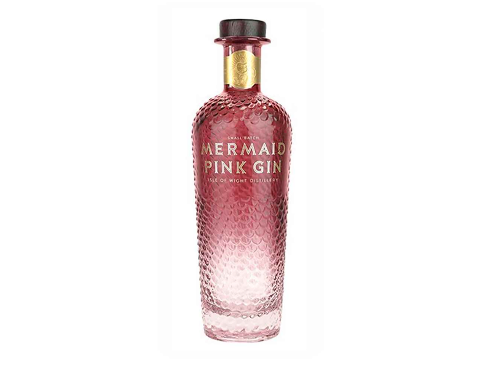 The Isle of Wight Distillery mermaid pink gin, 70cl.png