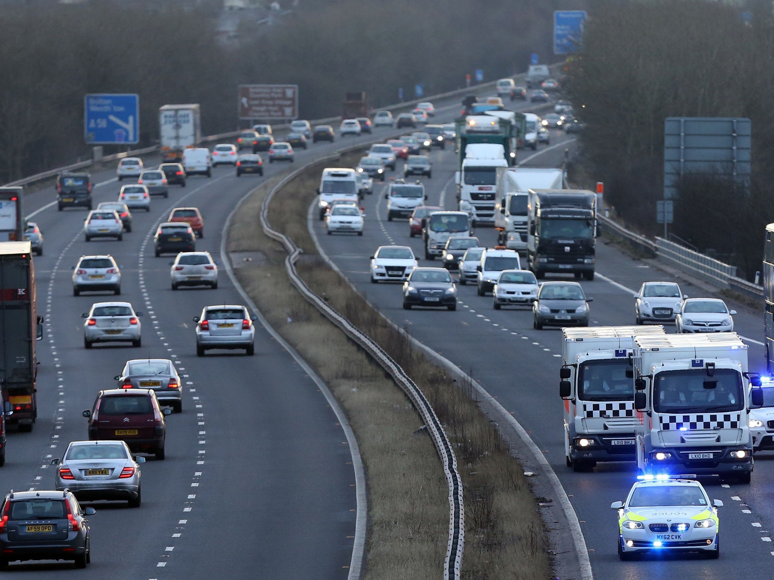 M61 reopens after crash between car and HGV shuts motorway The