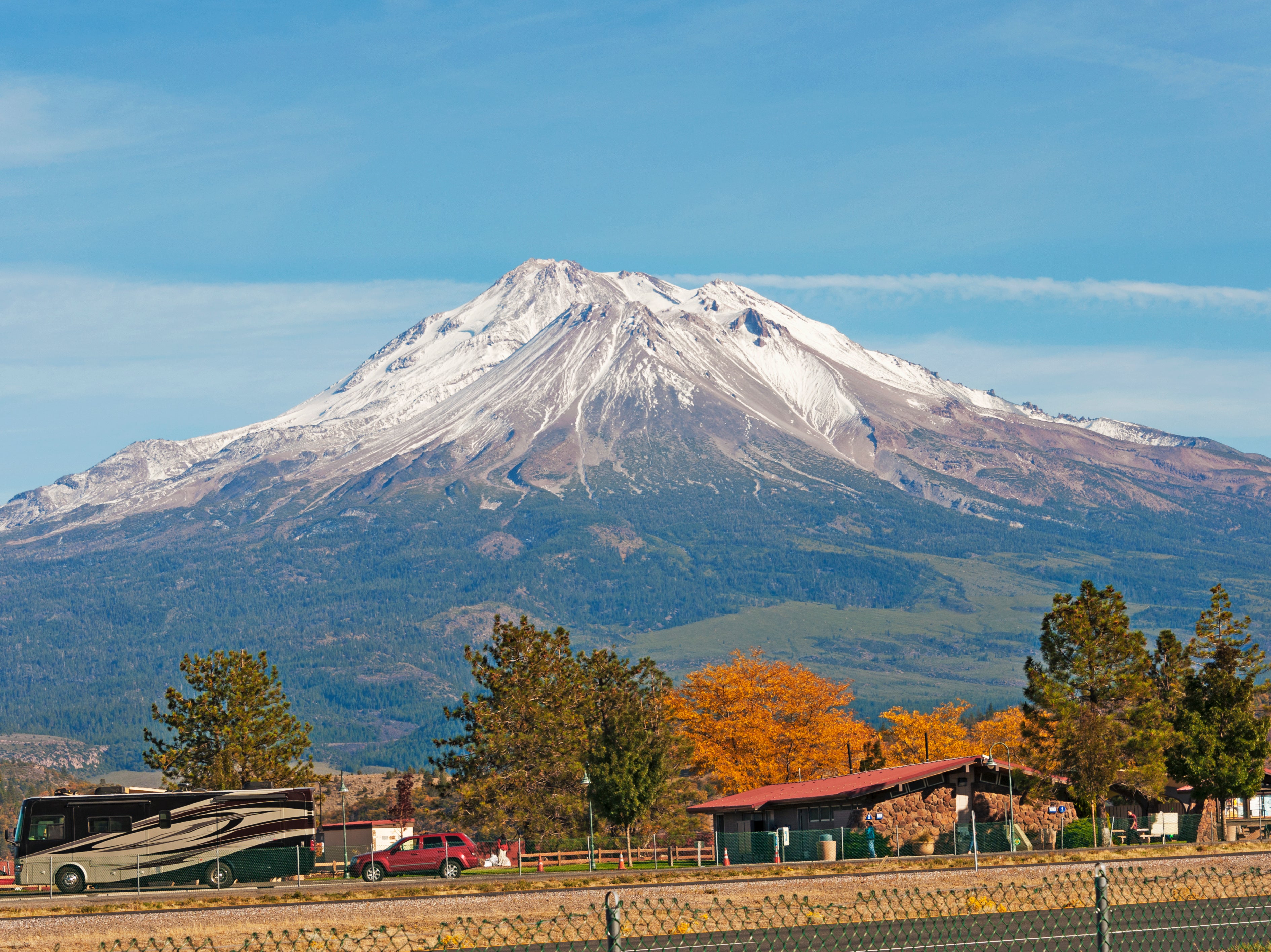 Mount Shasta as seen from California’s Highway 5