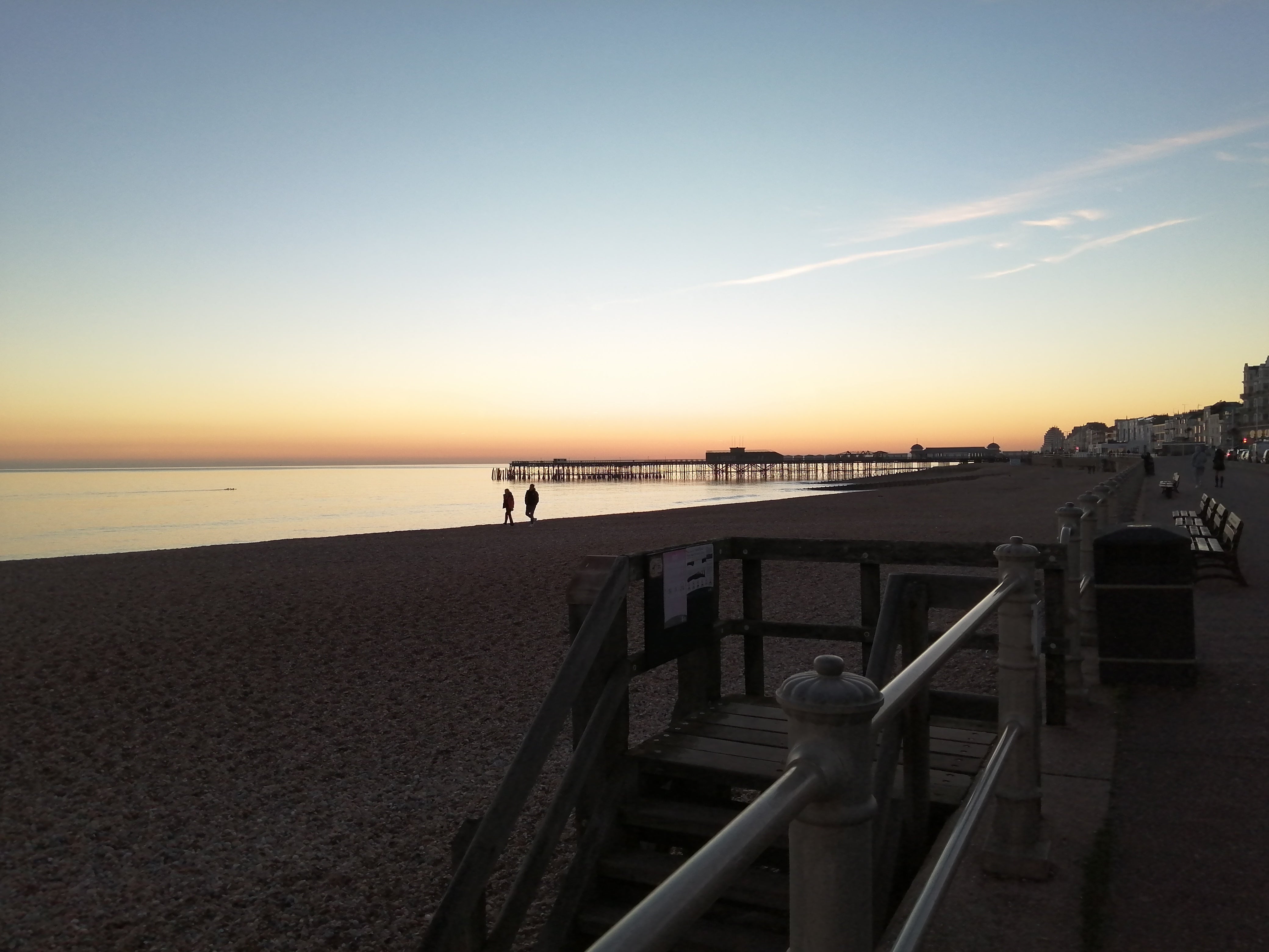 A run along the beautiful Hastings seafront cured the January blues