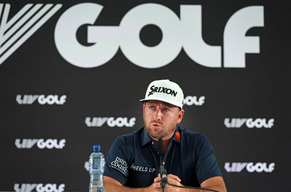 Graeme McDowell is one of the leading names at the LIV Golf London event