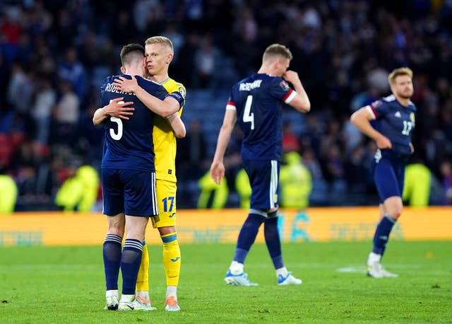 <p>Scotland lost to Ukraine in the World Cup play-offs </p>