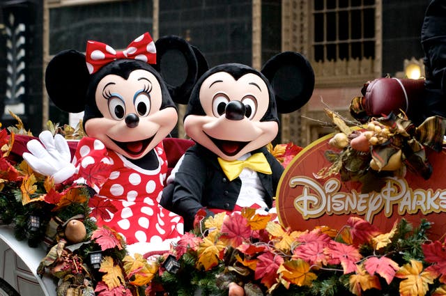 <p>Mickey and Minnie Mouse</p>