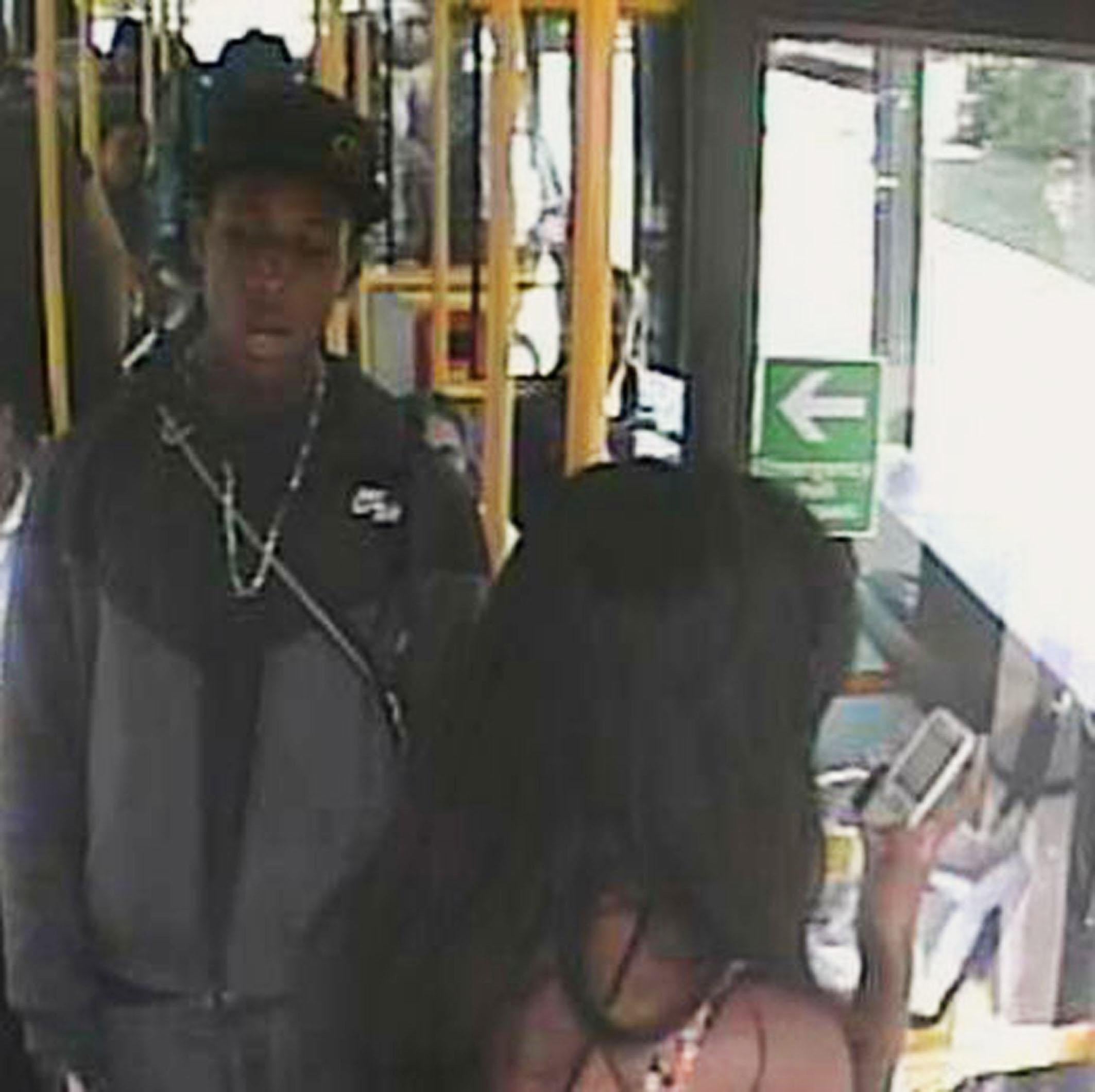 CCTV footage from the day of the murder showed Samantha Joseph wearing a ‘see-through’ floral dress as she met Shakilus and took a bus with him