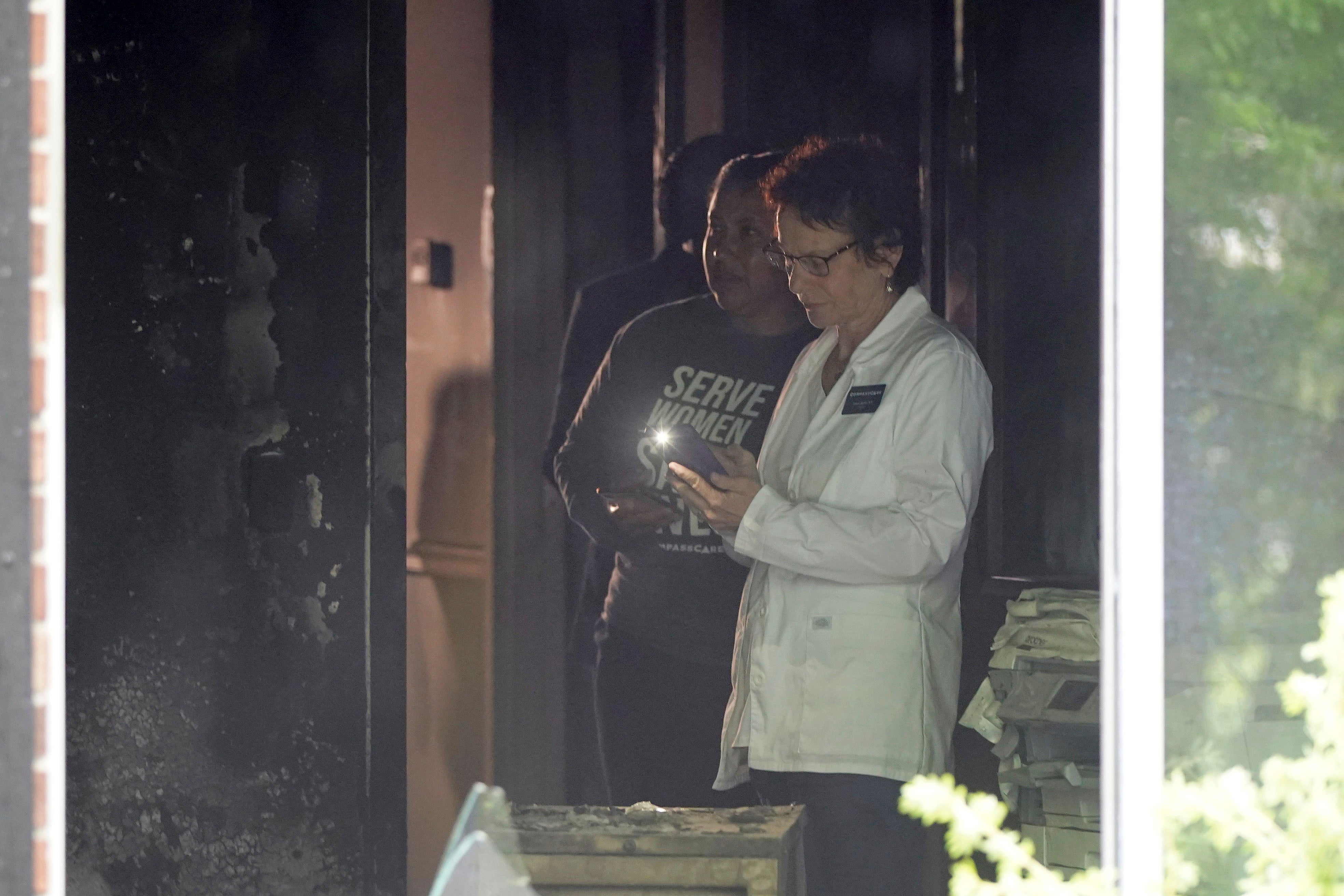 New York Anti-Abortion Office-Fire