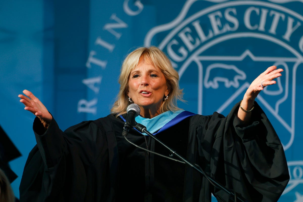 Jill Biden to L.A. college grads: ‘Never forget your path’