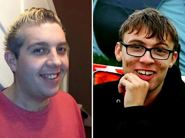 <p>Gavin Rawson, left, and Nathan Walker died while working for Greenfeeds Ltd</p>
