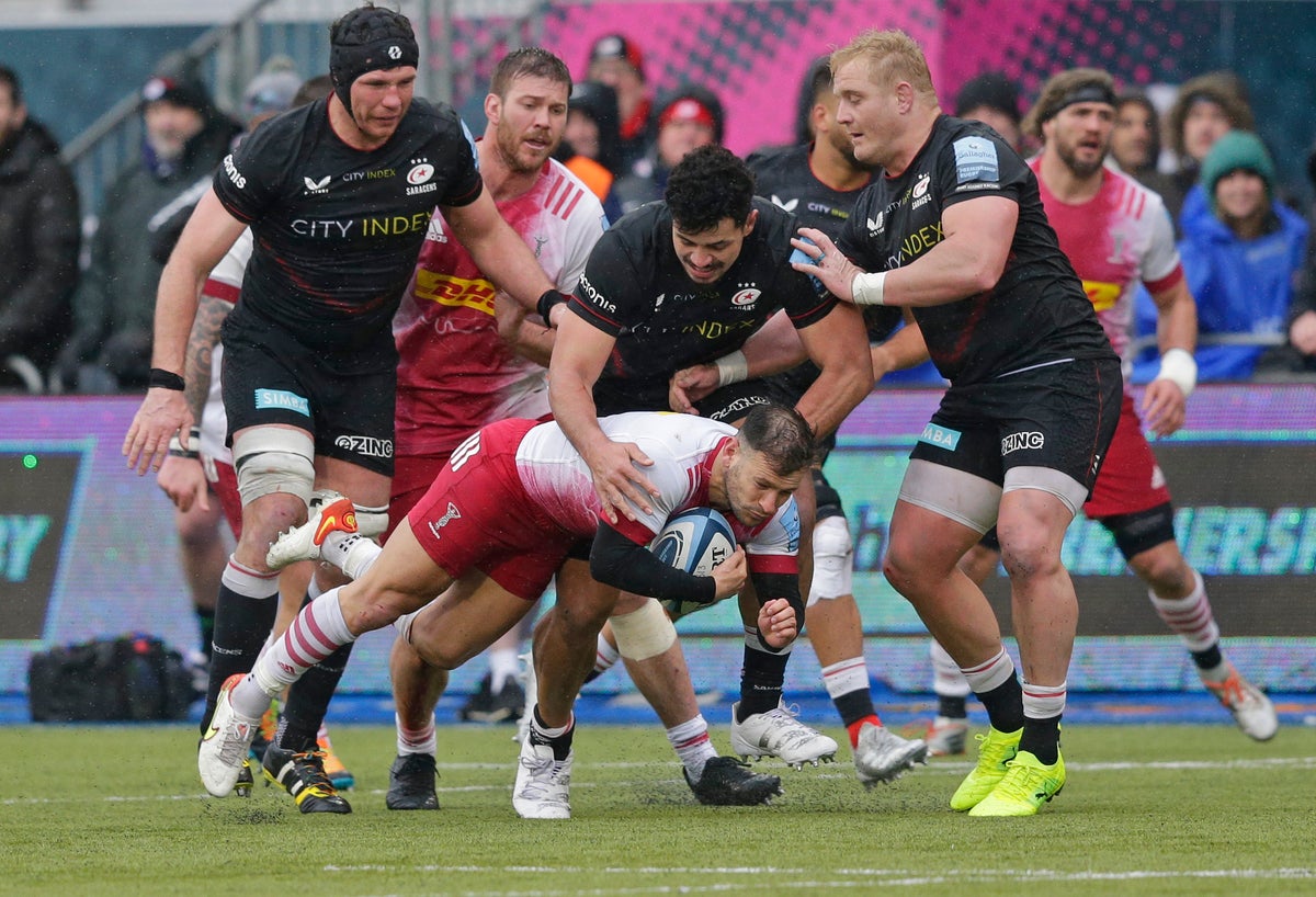 Is Saracens vs Harlequins on TV today? Kick-off time, channel and how to watch Premiership Rugby semi-final
