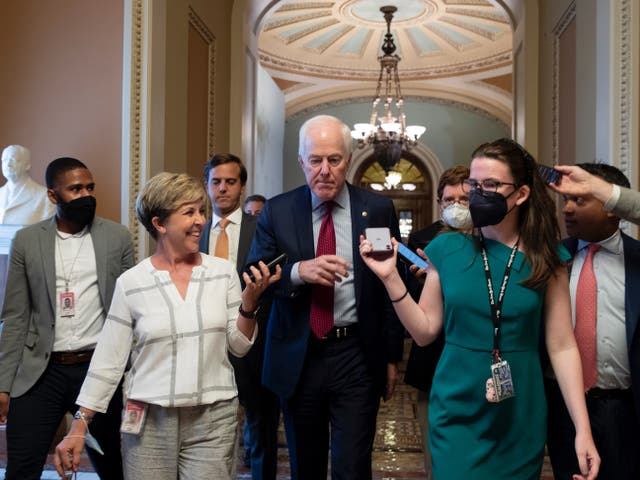 <p>Republican Senator from Texas John Cornyn is leading negotiations with Democrats on gun control</p>