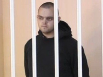 Footage reportedly shows Aiden Aslin in a rebel court in the so-called Donetsk People’s Republic