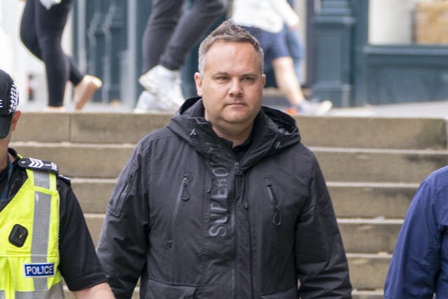 Sergeant Scott Maxwell arrives at Capital House in Edinburgh for the public inquiry into Sheku Bayoh’s death. Bayoh died in May 2015 after he was restrained by officers responding to a call in Kirkcaldy, Fife. Picture date: Tuesday June 7, 2022.
