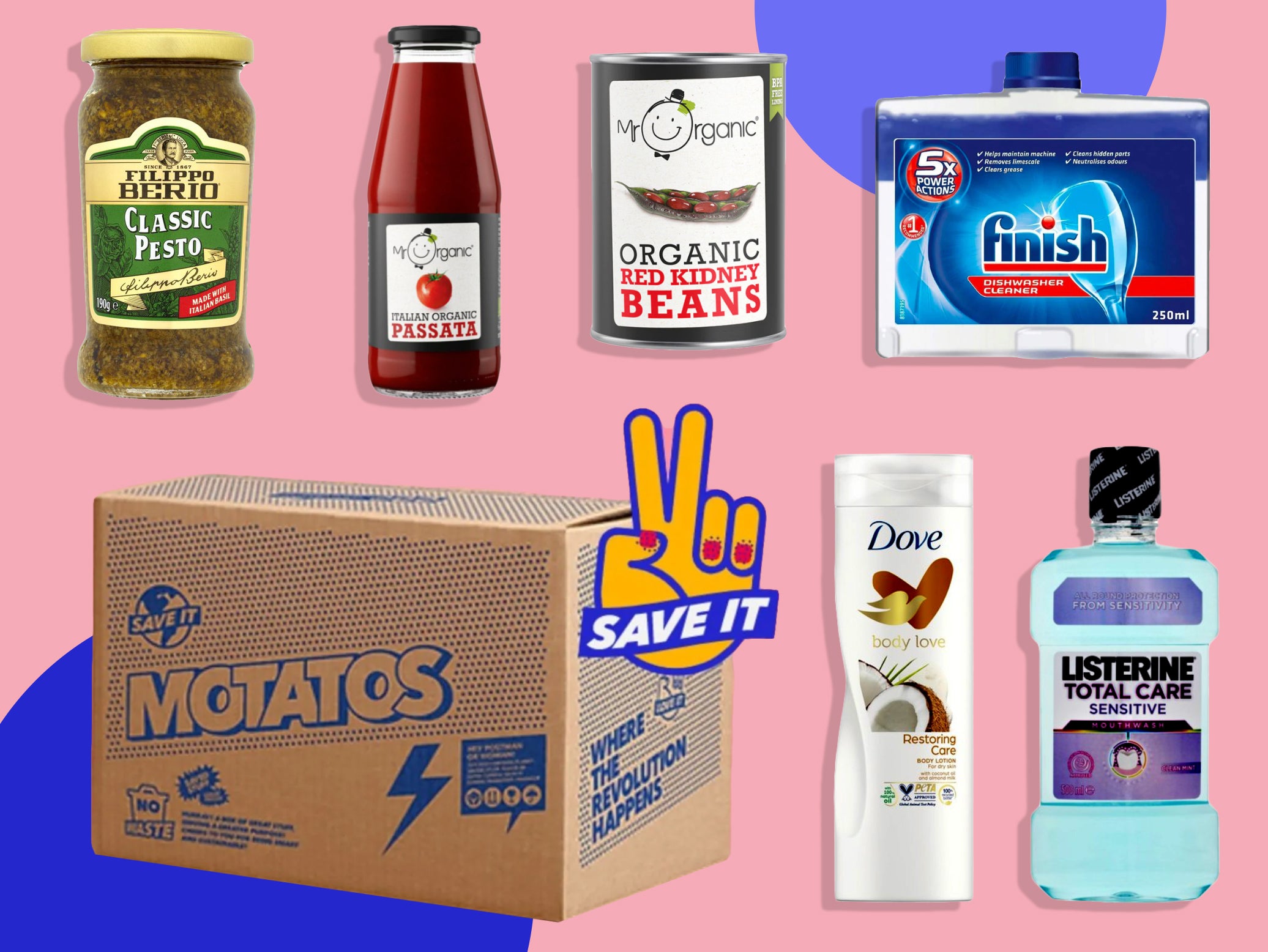 The online grocer stocks big-name brands at marked down prices