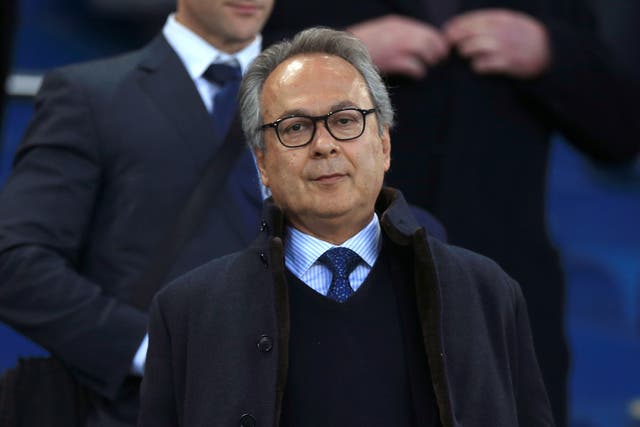Everton owner Farhad Moshiri has apologised to fans for mistakes made at the club (Peter Byrne/PA)