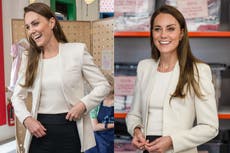 Kate Middleton wears down-to-earth Zara blazer in first event since platinum jubilee