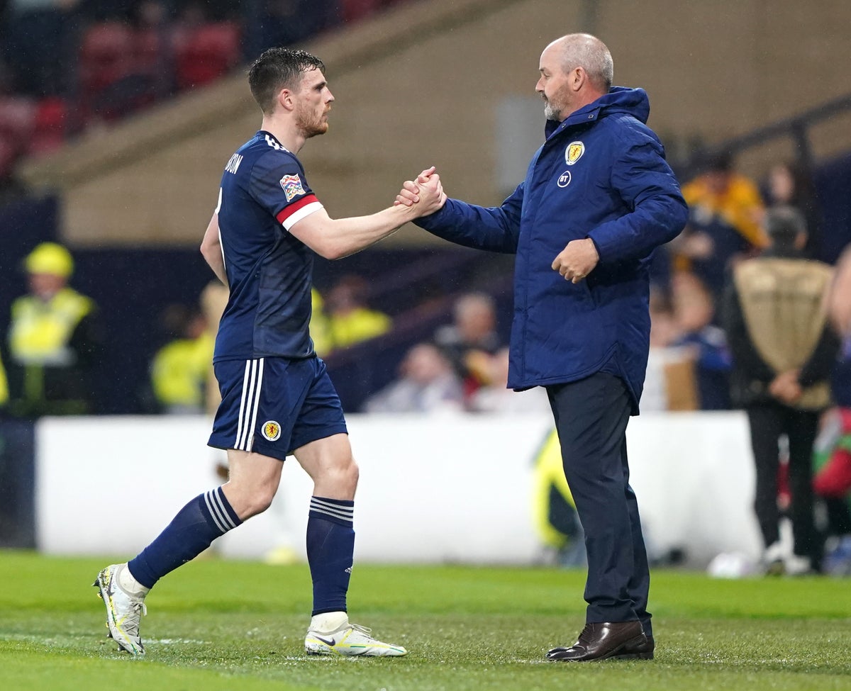 Steve Clarke hails ‘outstanding’ Andy Robertson after Scotland victory over Armenia