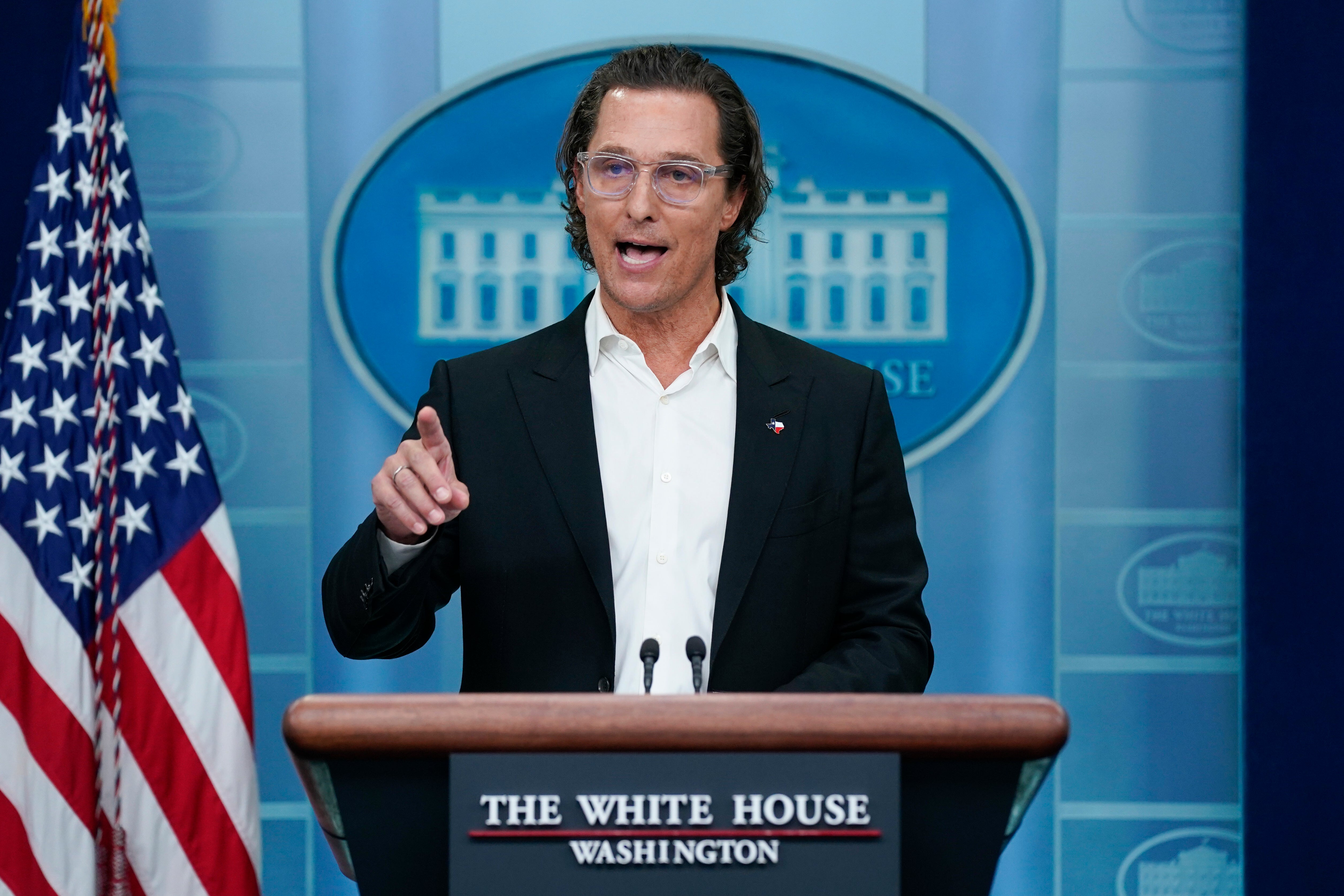 Matthew McConaughey gave an address at the White House following the Uvalde shooting