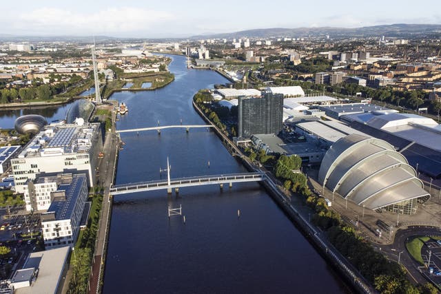 A partnership is finalising plans to launch a multimillion-pound bid for the creation of a green freeport on the River Clyde (Jane Barlow/PA)