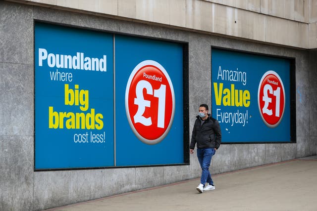 Budget retailer Poundland has seen a double-digit rise in sales over the last year (Mike Egerton/PA)