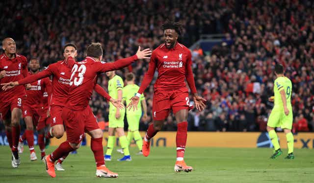 Divock Origi, who scored a famous winner against Barcelona, has been released by Liverpool (Peter Byrne/PA)
