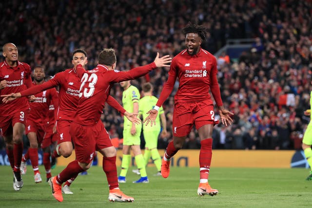 Divock Origi, who scored a famous winner against Barcelona, has been released by Liverpool (Peter Byrne/PA)