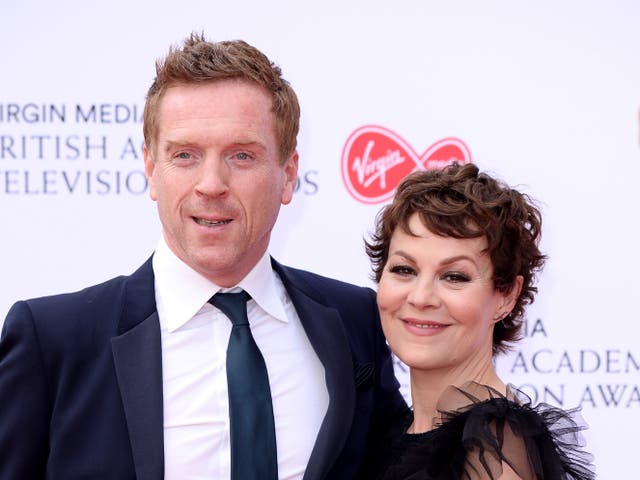 <p>Damian Lewis and Helen McCrory in 2019</p>
