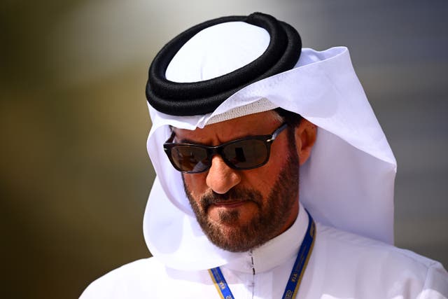 <p>FIA president Mohammed ben Sulayem</p>