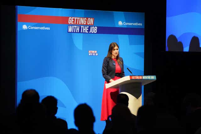 Minister for higher and further education Michelle Donelan at the Conservative Party Spring Forum in March (Peter Byrne/PA)