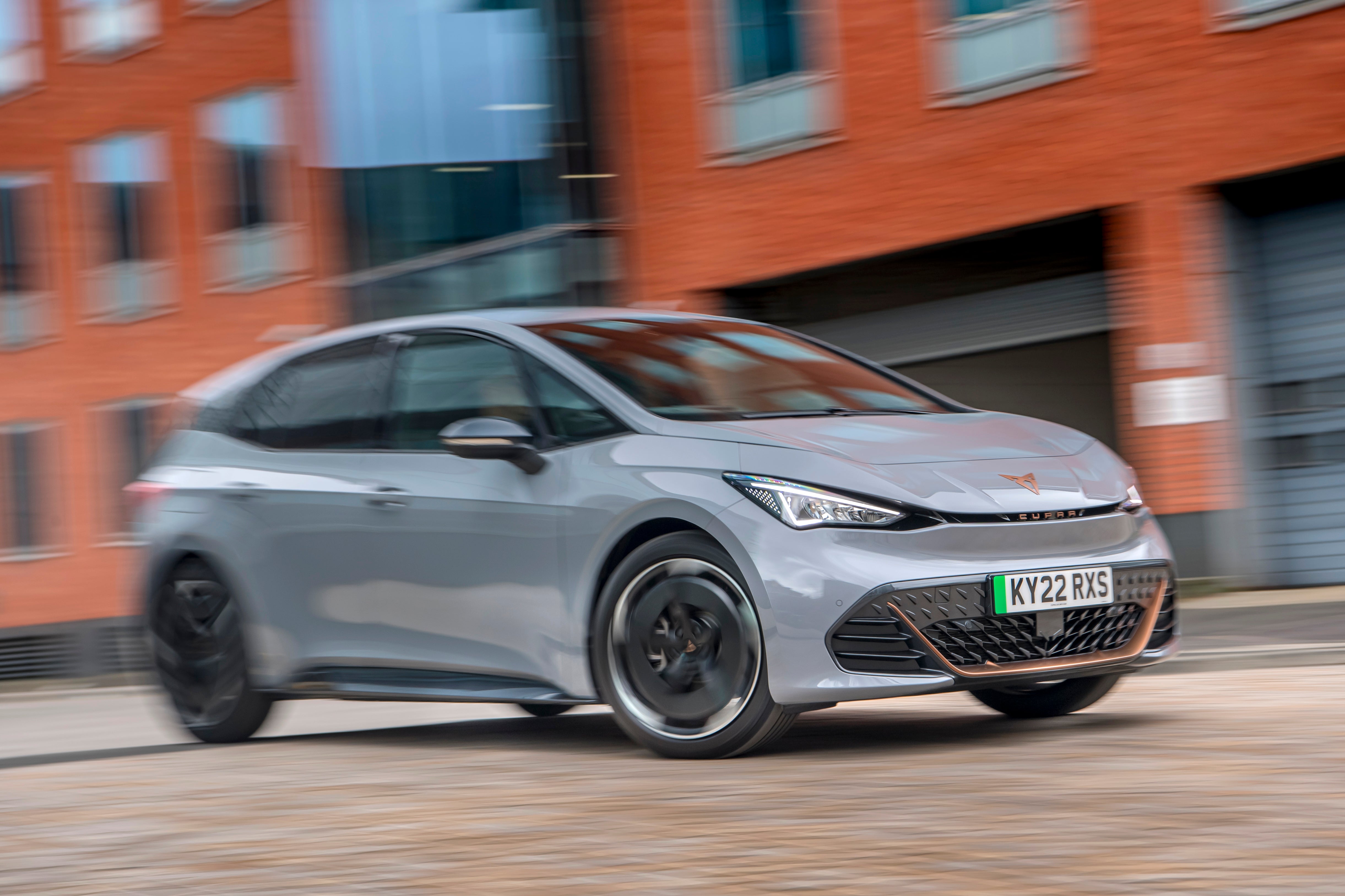 The Cupra gets a smoother snout than the ID.3, reminiscent of the Kia EV6